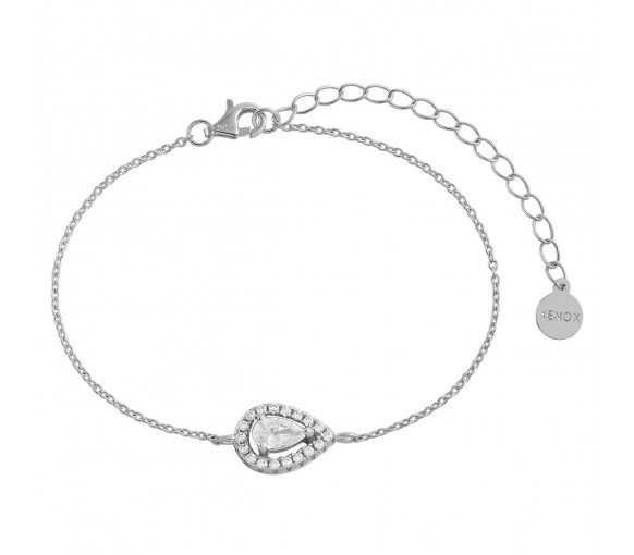 Luxoia - Xenox Fancy Cut Silver Armband - XS6078