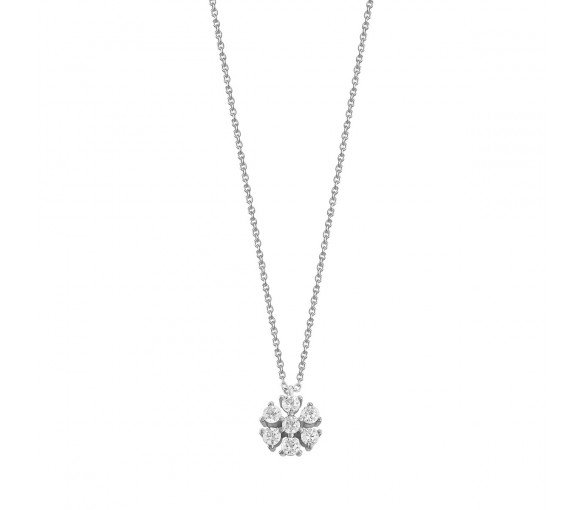 Luxoia - Xenox Fancy Cut Silver Halskette - XS6085