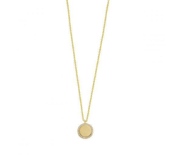 Luxoia - Xenox Classic Circle Gold Halskette - XS6089G
