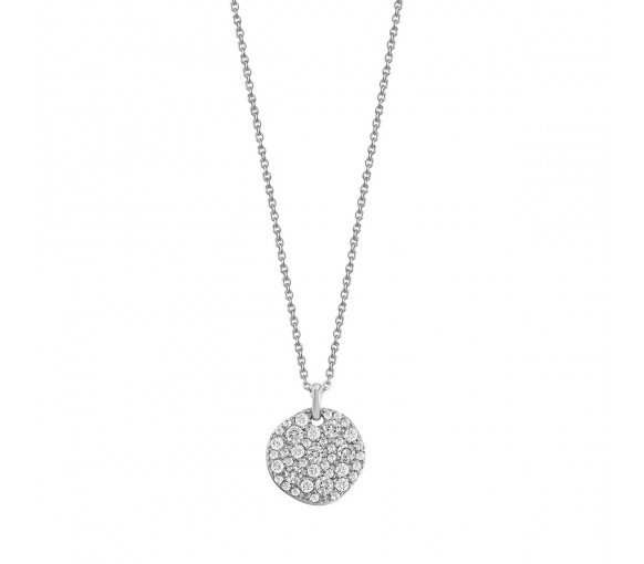 Luxoia - Xenox Classic Circle Silver Halskette - XS6093