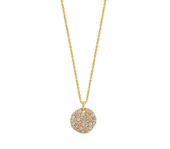 Luxoia - Xenox Classic Circle Gold Halskette - XS6093G