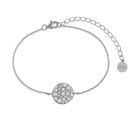 Luxoia - Xenox Classic Circle Silver Armband - XS6095