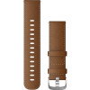 Luxoia - Garmin Quick Release (22 mm) Brown Italian Leather Band - 010-12932-24