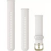Luxoia - Garmin Quick Release (20 mm) White Silicone Band - 010-12932-53