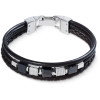 Luxoia - Coeur de Lion Steel Cubes Armband - 0921/30-1300