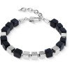 Luxoia - Coeur de Lion Graphic Cubes Armband - 0925/30-1317