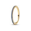 Luxoia - Pandora Sparkling Blue Half Eternity Band Ring - 162999C02