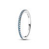 Luxoia - Pandora Funkelnder Aquamarinblauer Halb Ewigkeits Bandring - 192999C03