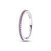 Luxoia - Pandora Anello Pavè Fascia Sottile Viola - 192999C04
