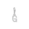 Luxoia - Thomas Sabo Charm-Anhänger Buchstabe G mit Weissen Steinen Silber - 1939-051-14