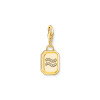 Luxoia - Thomas Sabo Charm-Anhänger Sternzeichen Wassermann mit Steinen vergoldet - 2155-414-39