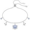 Luxoia - Swarovski Braccialetto Magic Fiocco Di Neve Blu Placcato rodio - 5734244