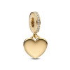 Luxoia - Pandora Charm Pendant Plaque Cœur Gravable - 768761C01