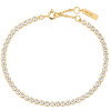 Luxoia - Ania Haie Gold Row Bezel Set Armband - B058-06G