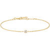 Luxoia - Ania Haie Gold Sparkle Bezel Armband - B062-01G