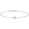 Luxoia - Ania Haie Silver Sweetheart Pavé Armband - B064-01H