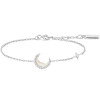 Luxoia - Ania Haie Silver Mother of Pearl Crescent Moon Armband - B075-05H