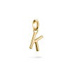 Luxoia - Thomas Sabo Pendentif Charm lettre K Connect plaqué or - CC1217-413-39