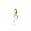 Luxoia - Thomas Sabo Pendentif Charm lettre P Connect plaqué or - CC1222-413-39
