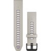 Luxoia - Garmin QuickFit 20 Fog Gray Lavender Silicone Band - 010-13391-03