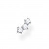 Luxoia - Thomas Sabo Einzel Ohrstecker Weisse Steine Silber - H2132-051-14