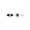 Luxoia - Thomas Sabo Ohrstecker mit schwarzem Onyx Kristall Silber - H2281-641-11