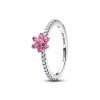 Luxoia - Pandora Bague Fleur Rose Scintillante - 194499C02