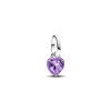 Luxoia - Pandora ME Violettes Chakra Herz Mini Charm Anhänger - 793042C04