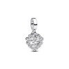 Luxoia - Pandora Funkelnder Doppel Herzanhänger Charm - 793765C01