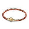 Luxoia - Pandora Rote Kordel Schlangen Gliederarmband - 563816C01