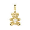 Luxoia - Swarovski Idyllia Charm Verschiedene Schliffe Teddy Goldfarben Goldlegierungsschicht - 5743147