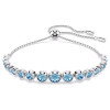 Luxoia - Swarovski Imber Tennis Bracelet Mixed round cuts Blue Rhodium plated - 5719282