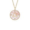 Luxoia - Fossil Zodiac Libra Halskette - JF04844710