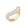 Luxoia - Guess Double Wave Ring - JSBR05071JWYG