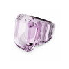 Luxoia - Swarovski Lucent Cocktail Ring Oktagon Schliff Rosa