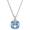 Luxoia - Swarovski Millenia Necklace Cushion cut Blue Rhodium plated - 5760057