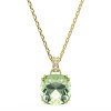 Luxoia - Swarovski Collana Millenia Taglio Cushion Verde Finitura oro 18K - 5764821