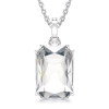Luxoia - Swarovski Millenia Necklace Octagon cut White Rhodium plated - 5725768