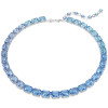 Luxoia - Swarovski Collana Millenia Taglio Octagon Sfumatura di colore Blu Placcato rodio - 5694136