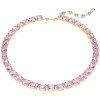Luxoia - Swarovski Collana Millenia Taglio ottagonale Viola Placcato color oro - 5705754