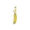 Luxoia - Swarovski Minions Banana Charm Pavé Yellow Gold tone plated - 5753017