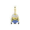 Luxoia - Swarovski Minions Bob Charm Pavé Multicolored Gold tone plated - 5753016