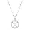 Luxoia - Swarovski Una Angelic Necklace Cushion cut White Rhodium plated - 5754340