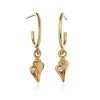 Luxoia - Paul Hewitt Sea Shell Hoops Ohrringe Gold - PH-JE-0641