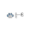 Luxoia - Seinerzeit Blue Paw Pfoten Ohrstecker - SZA-2994-492