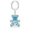 Luxoia - Swarovski Teddy Schlüsselanhänger Bär Blau Rhodiniert - 5733826