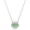 Luxoia - Swarovski Collier Una Angelic Tailles variées Vert Métal rhodié - 5757785