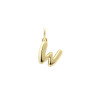 Luxoia - Xenox W Letter Bold Charm - XS10451G/W