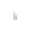 Luxoia - Xenox B Letter Bold Charm - XS10451W/B