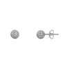 Luxoia - Xenox Classic Circle Silver Ohrstecker - XS6088